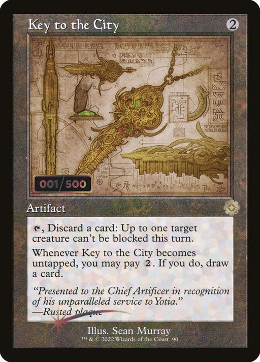 Key to the City - Retro Frame (Foil)