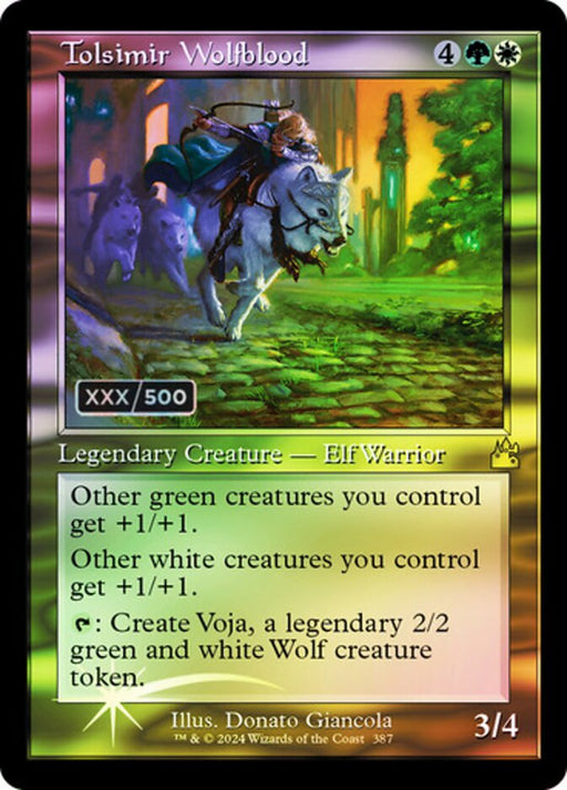 Tolsimir Wolfblood - Retro Frame (Foil)