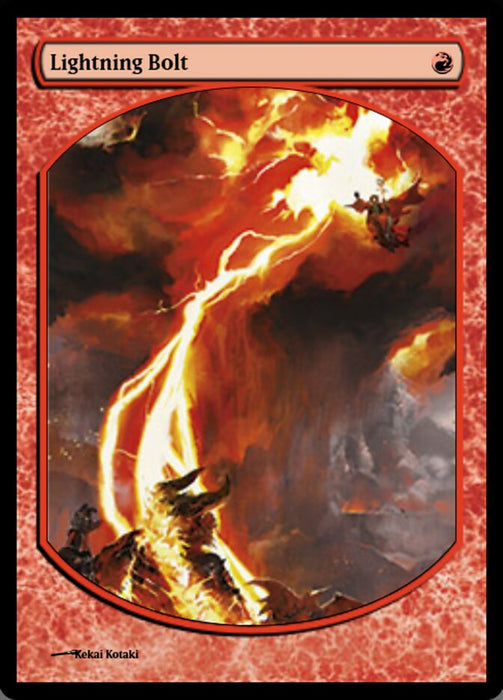 Lightning Bolt - Textless - Full Art (Foil)