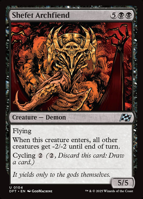Shefet Archfiend (Foil)