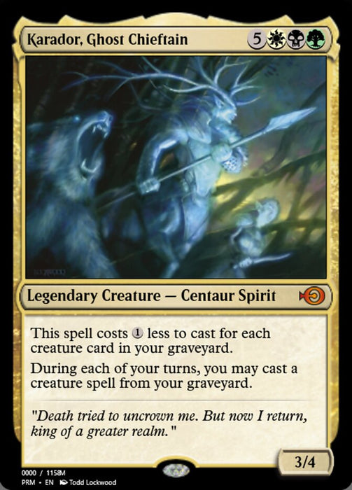 Karador, Ghost Chieftain - Legendary