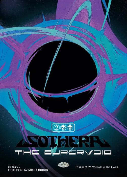 Sothera, the Supervoid - Textless - Borderless - Enchantment - Legendary (Foil)