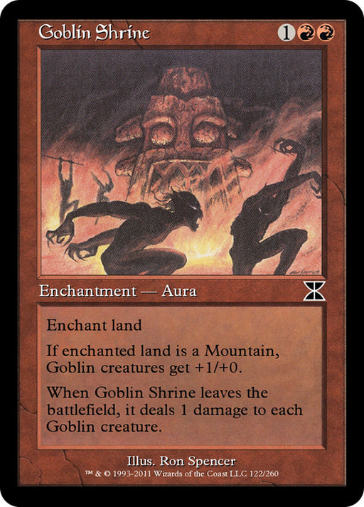 Goblin Shrine - Retro Frame (Foil)