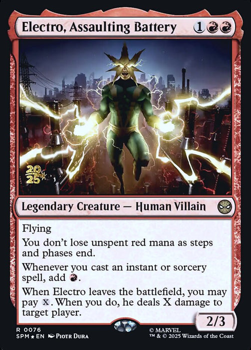 Electro, Assaulting Battery - Legendary (Foil)