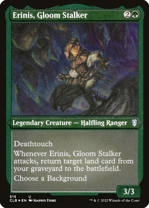 Erinis, Gloom Stalker - Etched - Inverted - Legendary - Etched (Foil)