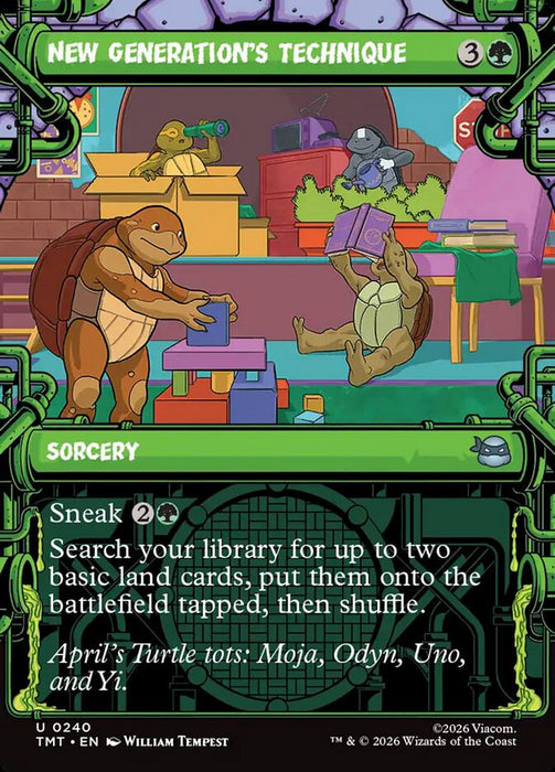 New Generation's Technique - Borderless - Inverted - Showcase (Foil)