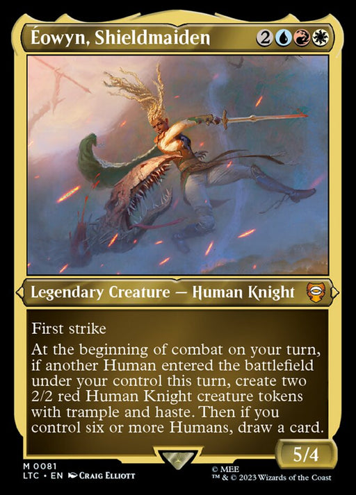 Éowyn, Shieldmaiden - Etched - Inverted - Legendary - Etched (Foil)