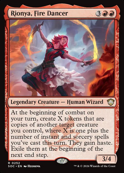 Rionya, Fire Dancer - Legendary