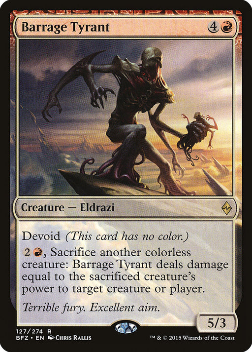 Barrage Tyrant - Devoid