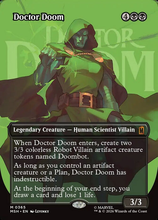 Doctor Doom - Borderless - Inverted - Legendary (Foil)