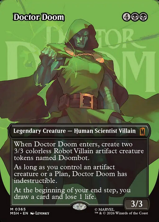 Doctor Doom - Borderless - Inverted - Legendary (Foil)