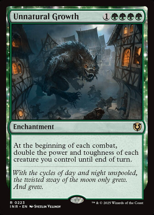 Unnatural Growth - Enchantment (Foil)