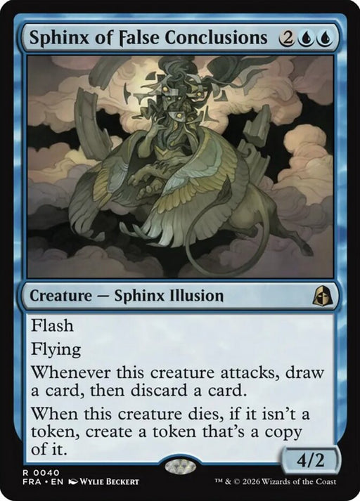 Sphinx of False Conclusions (Foil)