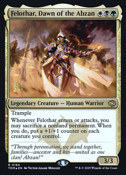 Felothar, Dawn of the Abzan - Legendary (Foil)
