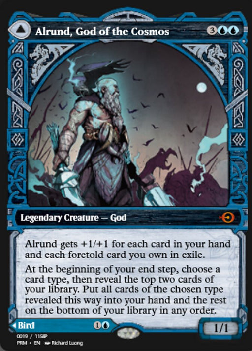 Alrund, God of the Cosmos // Hakka, Whispering Raven (Foil)
