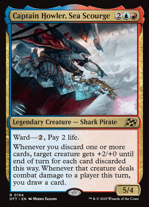 Captain Howler, Sea Scourge - Legendary (Foil)