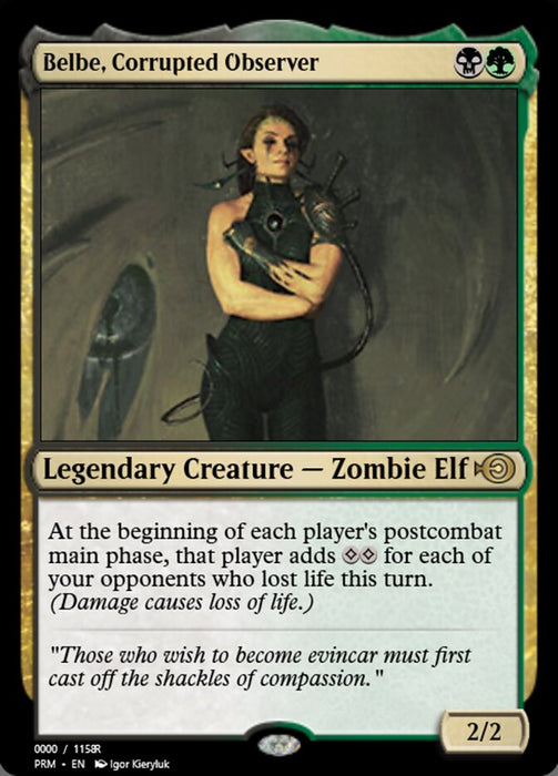 Belbe, Corrupted Observer - Legendary (Foil)