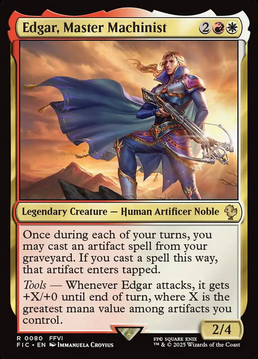 Edgar, Master Machinist - Legendary - Surge Foil (Foil)