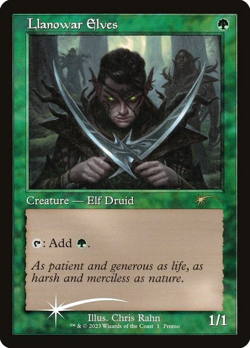 Llanowar Elves - Retro Frame (Foil)