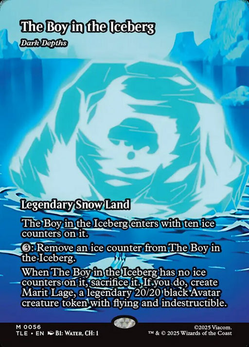 The Boy in the Iceberg - Dark Depths - Borderless - Full Art - Inverted - Legendary