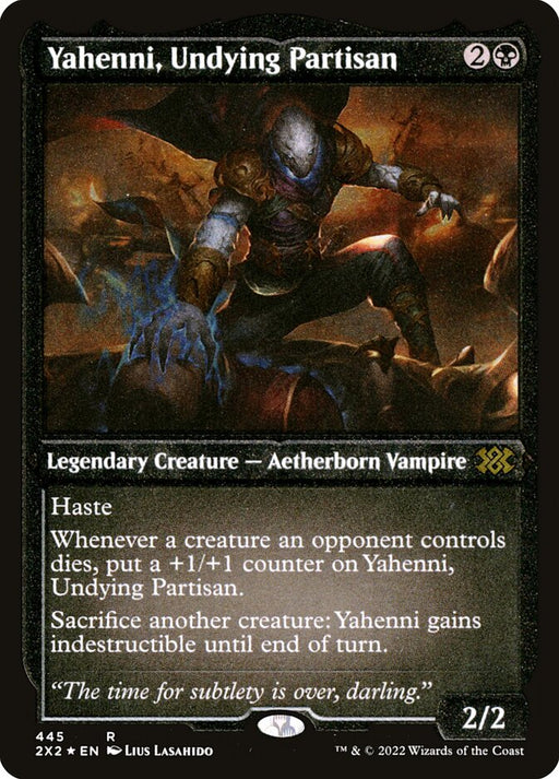 Yahenni, Undying Partisan - Etched - Inverted - Legendary - Etched (Foil)