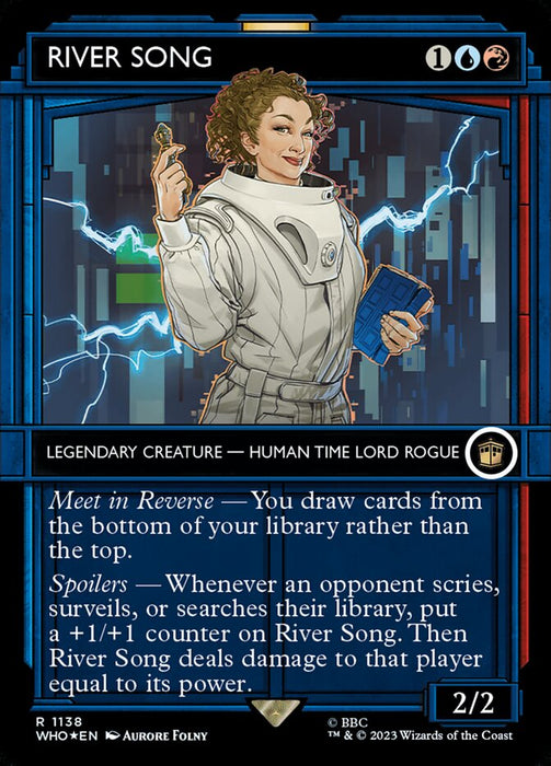 River Song - Borderless - Inverted - Legendary - Showcase - Surge Foil (Foil)
