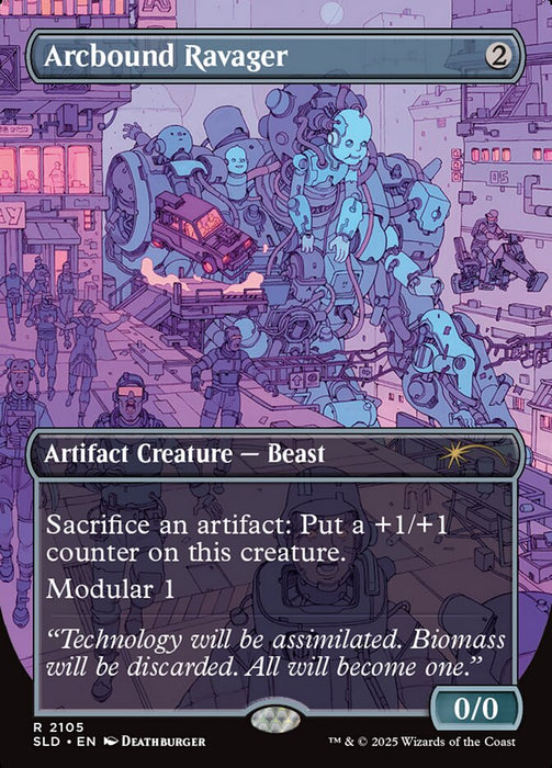 Arcbound Ravager - Borderless - Full Art - Inverted