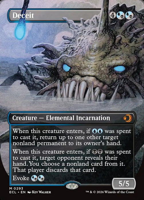 Deceit - Borderless - Full Art - Inverted