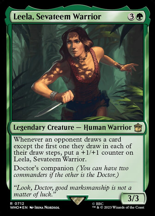 Leela, Sevateem Warrior - Legendary - Surge Foil (Foil)