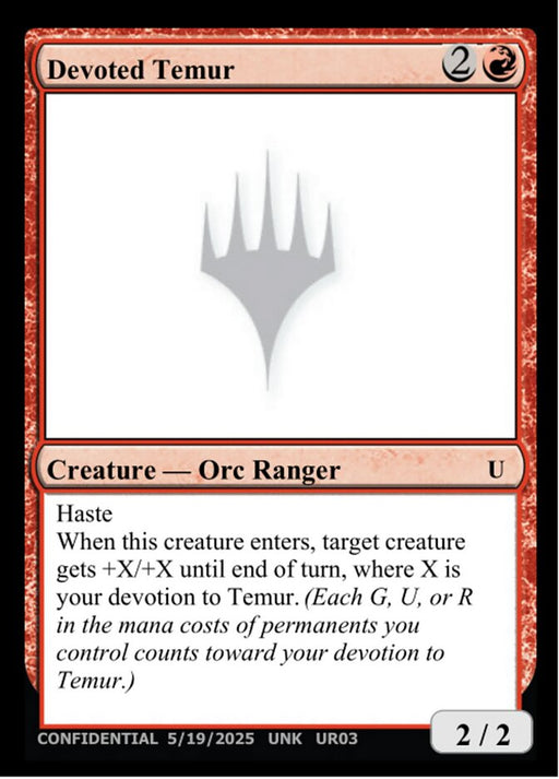 Devoted Temur