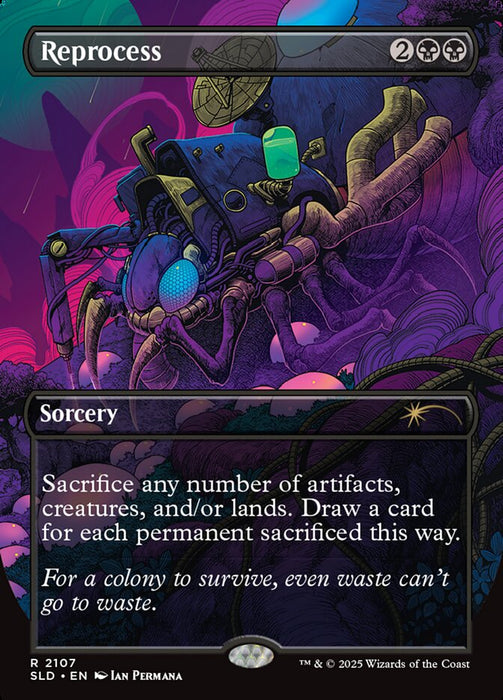 Reprocess - Borderless - Full Art - Inverted