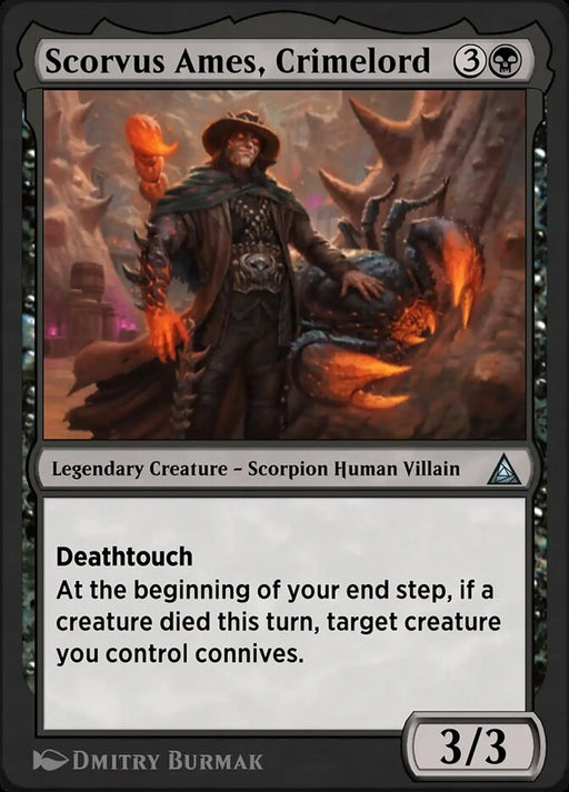 Scorvus Ames, Crimelord - Scorpion, Seething Striker - Legendary
