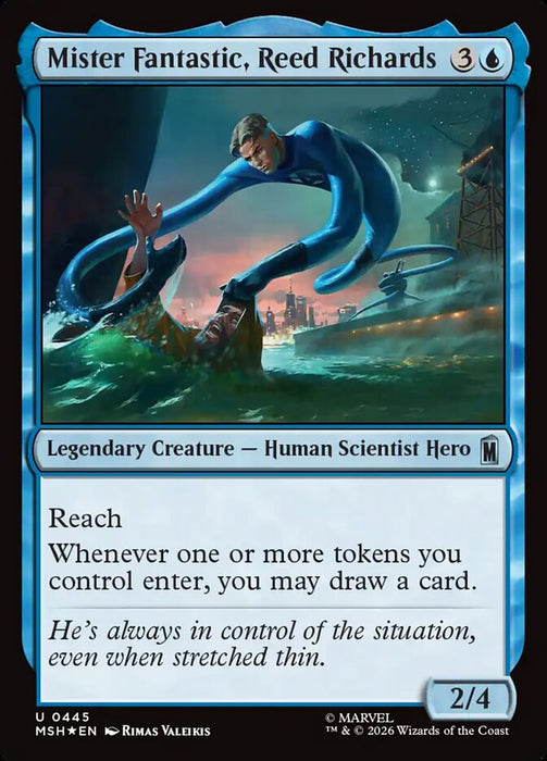 Mister Fantastic, Reed Richards - Legendary - Surge Foil (Foil)