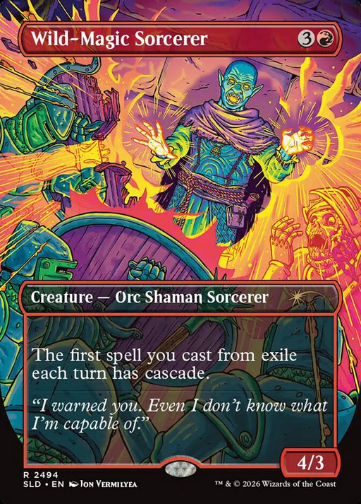 Wild-Magic Sorcerer - Borderless - Full Art - Inverted