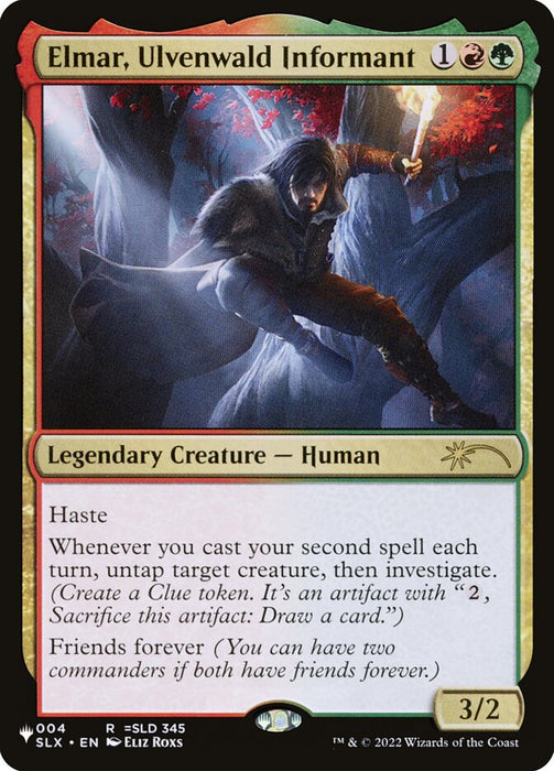 Elmar, Ulvenwald Informant - Legendary