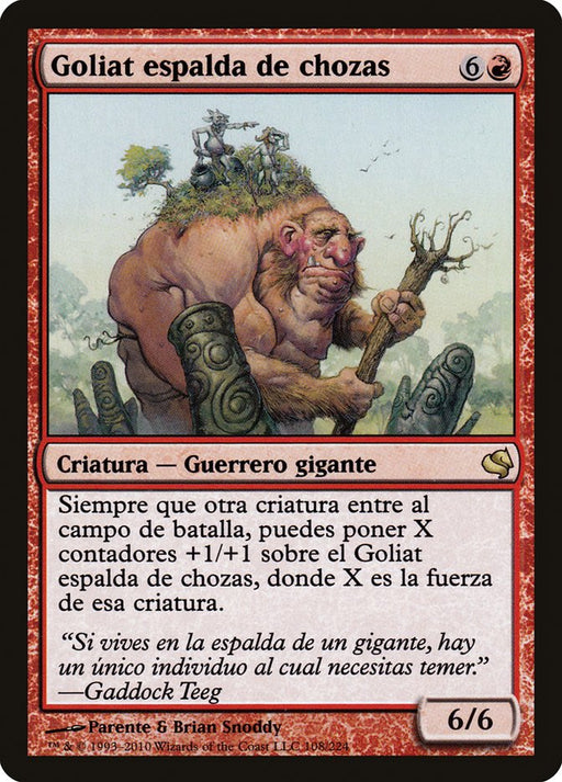 Goliat espalda de chozas - Hamletback Goliath