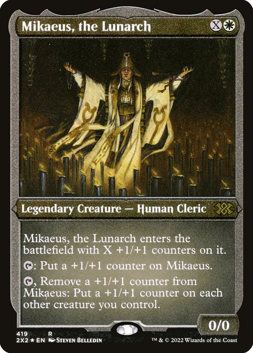 Mikaeus, the Lunarch - Etched - Inverted - Legendary - Etched (Foil)