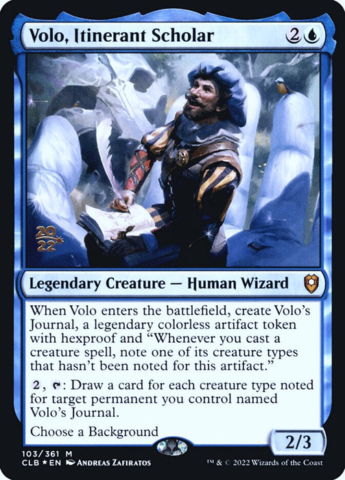 Volo, Itinerant Scholar - Legendary (Foil)