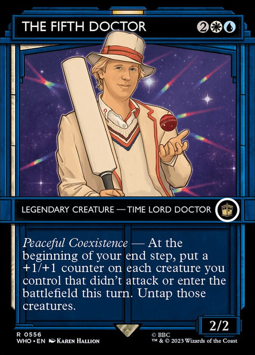 The Fifth Doctor - Borderless - Inverted - Legendary - Showcase (Foil)