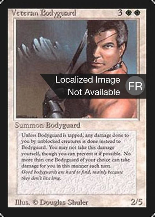 Garde du corps émérite - Veteran Bodyguard