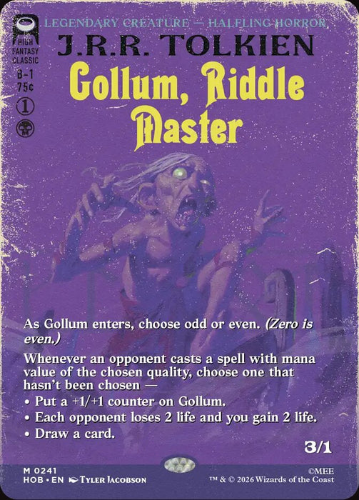 Gollum, Riddle Master - Borderless