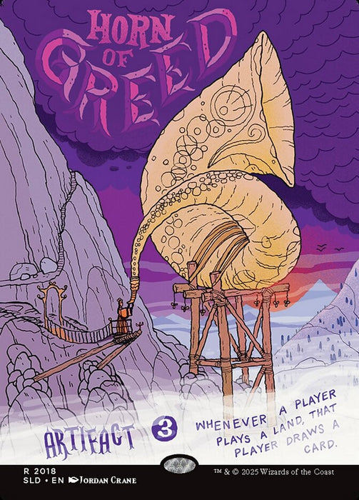 Horn of Greed - Borderless - Full Art (Foil)