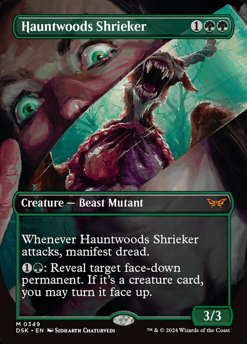 Hauntwoods Shrieker - Borderless - Inverted (Foil)