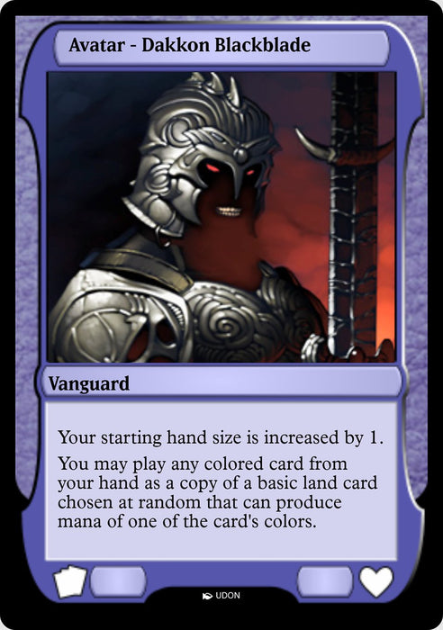 Dakkon Blackblade Avatar (Foil)