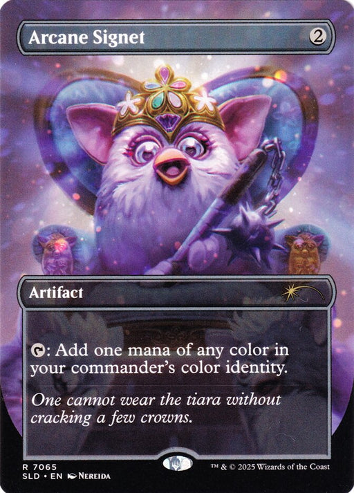 Arcane Signet - Borderless - Full Art - Inverted (Foil)