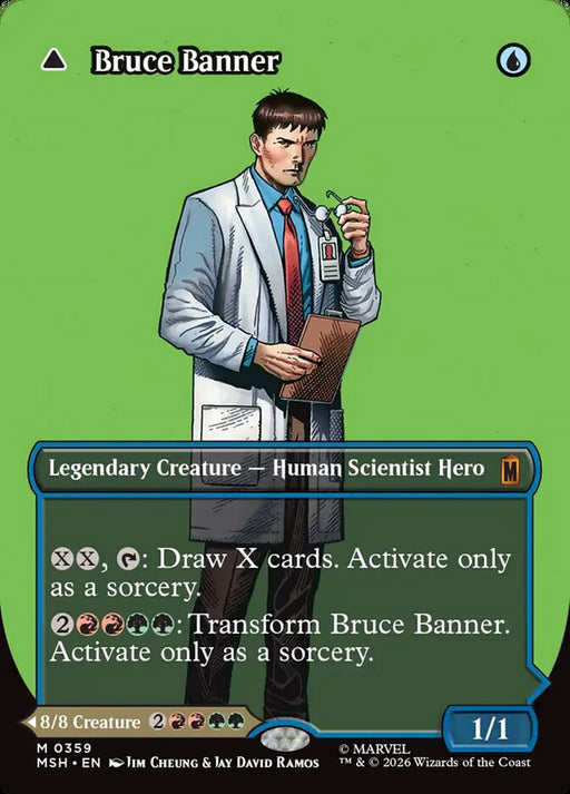 Bruce Banner // The Incredible Hulk - Borderless - Inverted - Legendary (Foil)