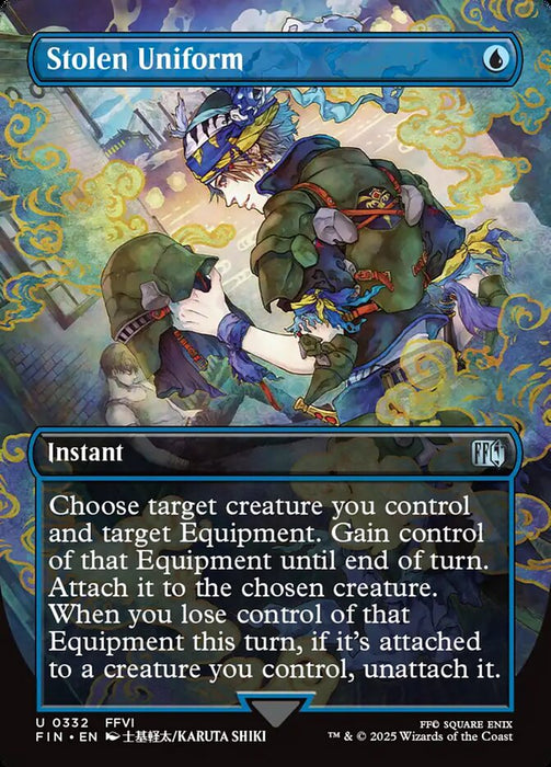 Stolen Uniform - Borderless - Full Art - Inverted (Foil)
