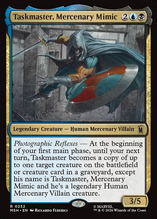 Taskmaster, Mercenary Mimic - Legendary (Foil)
