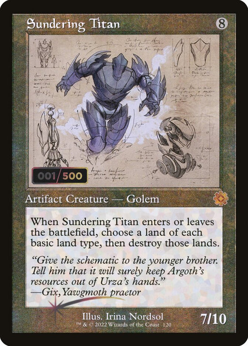 Sundering Titan - Retro Frame (Foil)