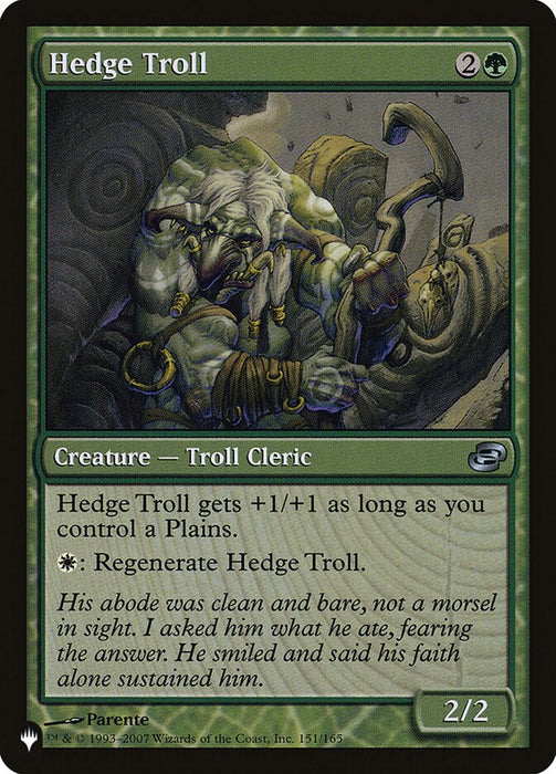 Hedge Troll - Colorshifted